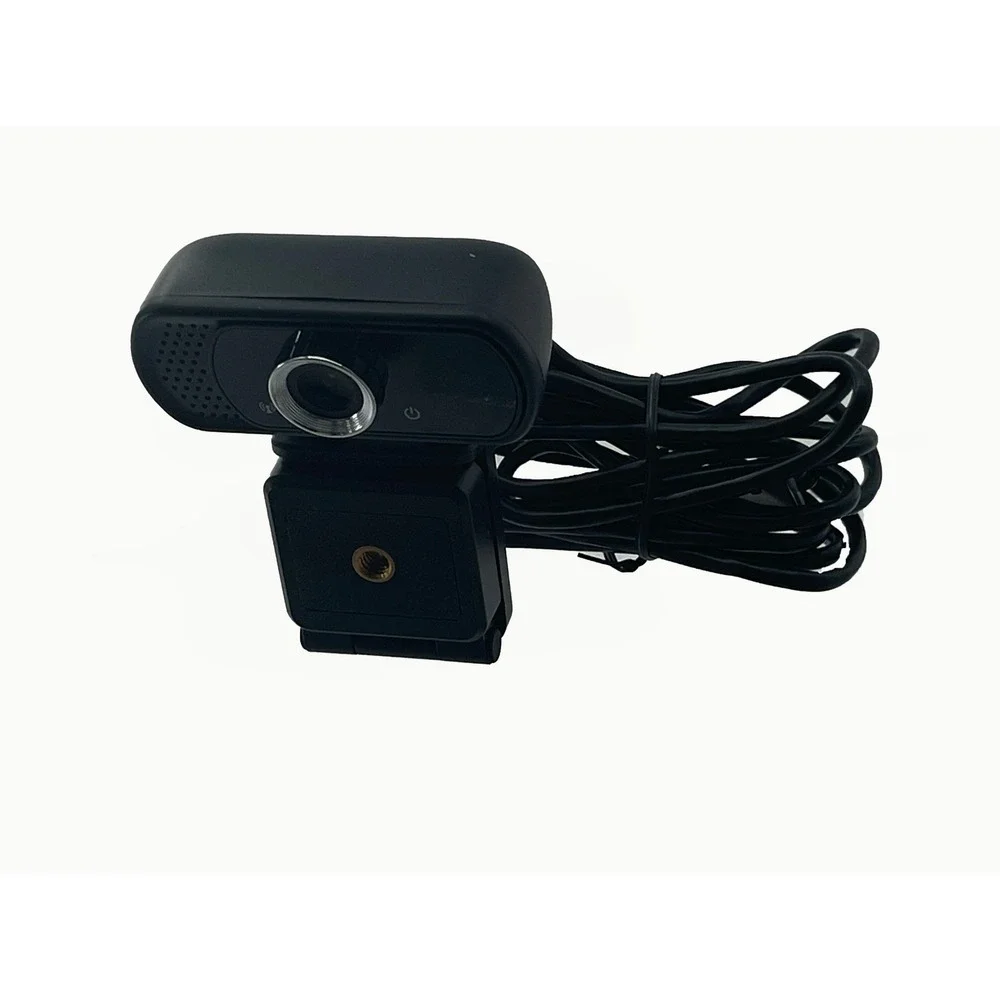 HD Webcam USB Plug and Play Camera with Built-in Microphone Black